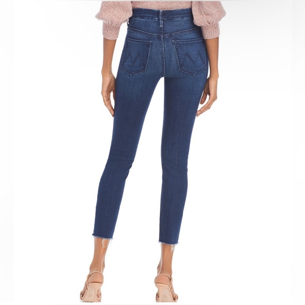 MOTHER High Waisted Looker Ankle Fray Jeans - Picture 2 of 11